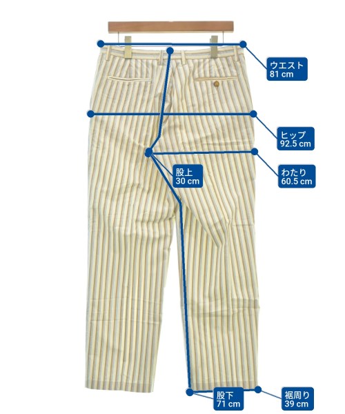 ETRO（エトロ）スラックス 白 サイズ:52(XXL位) メンズ/2200620496070