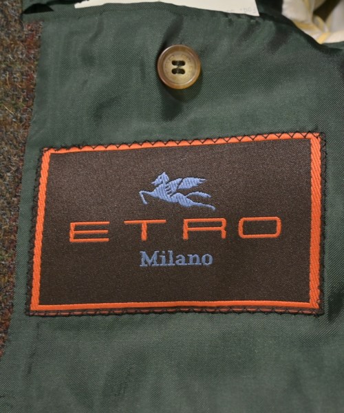 ETRO（エトロ）ジャケット 茶 サイズ:48(L位) メンズ/2200621728040