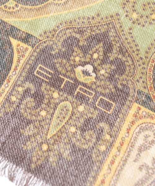 ETRO（エトロ）ストール 茶 サイズ:- レディース/2200623188071