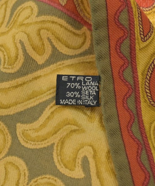 ETRO（エトロ）ストール カーキ サイズ:- レディース/2200614295191