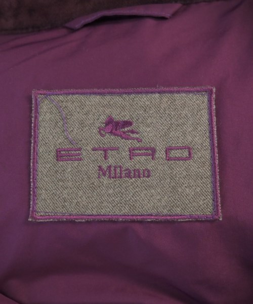 ETRO（エトロ）ダウンジャケット/ダウンベスト 紫 サイズ:42(M位) レディース/2200632445011