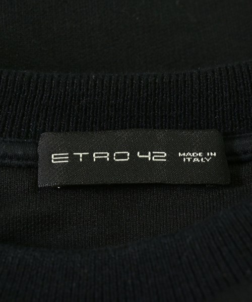 ETRO（エトロ）スウェット 黒 サイズ:42(M位) レディース/2200632445110