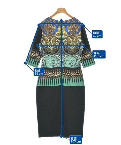 ETRO（エトロ）ワンピース 黒 サイズ:44(L位) レディース/2200610218019