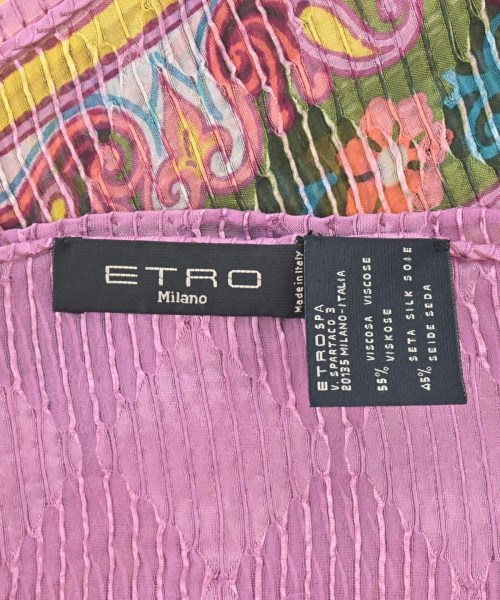 ETRO（エトロ）ストール ピンク サイズ:- レディース/2200612350069