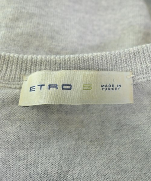 ETRO（エトロ）ニット・セーター グレー サイズ:S メンズ/2200610990045