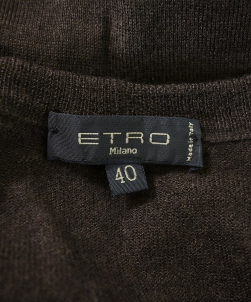 ETRO（エトロ）カーディガン 茶 サイズ:40(M位) レディース/2200609343081
