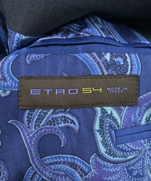 ETRO（エトロ）テーラードジャケット 紺 サイズ:54(XXL位) メンズ/2200614865028