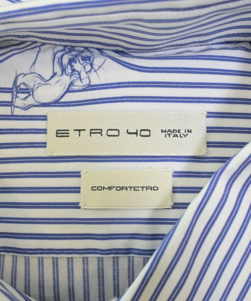 ETRO（エトロ）カジュアルシャツ 紺 サイズ:40(L位) メンズ/2200614254044