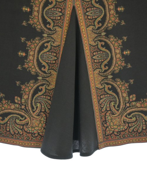 ETRO（エトロ）ひざ丈スカート 黒 サイズ:42(M位) レディース/2200609243060