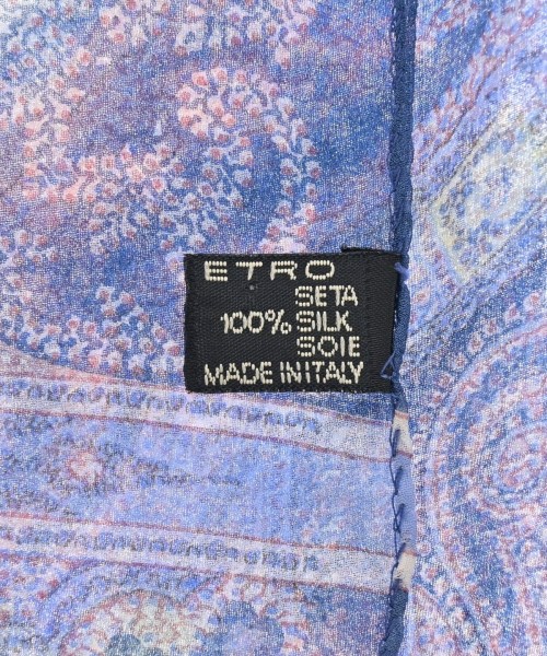 ETRO（エトロ）ストール 青 サイズ:- レディース/2200609577158