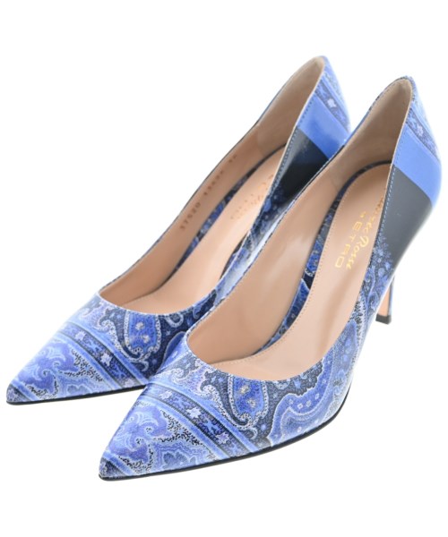 ETRO(エトロ)パンプス 青 サイズ:EU36(22.5cm位)/2200673645074