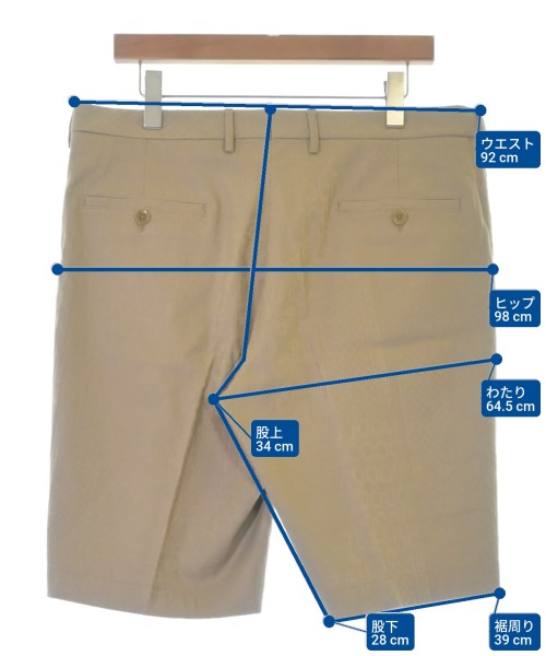 ETRO（エトロ）ショートパンツ ベージュ サイズ:50(XL位) メンズ/2200670632206