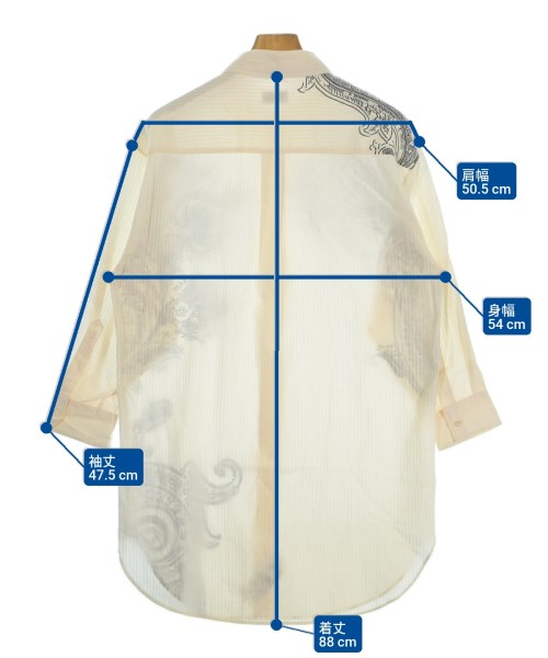 ETRO（エトロ）カジュアルシャツ 白 サイズ:S メンズ/2200674154025