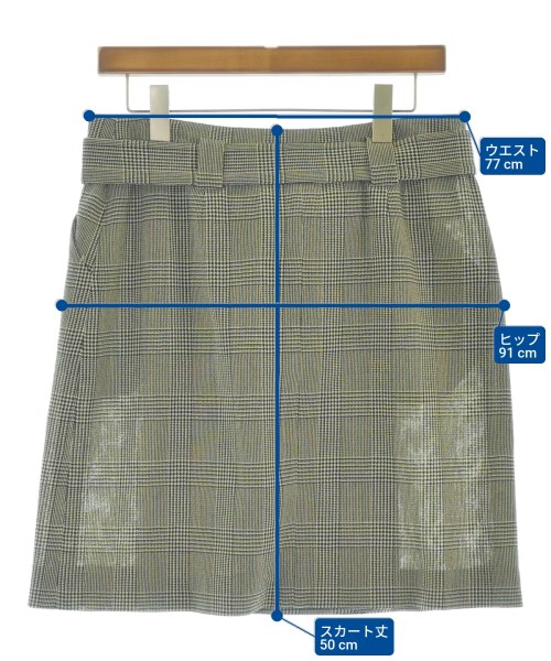 ETRO（エトロ）ひざ丈スカート 白 サイズ:44(L位) レディース/2200675078221