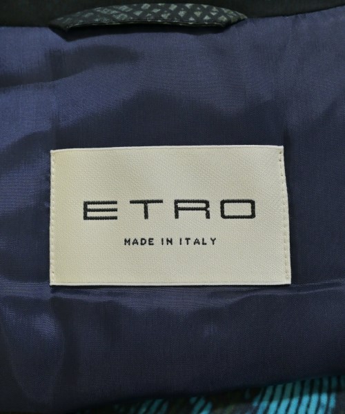 ETRO（エトロ）ステンカラーコート 紺 サイズ:54(XXL位) メンズ/2200672615092