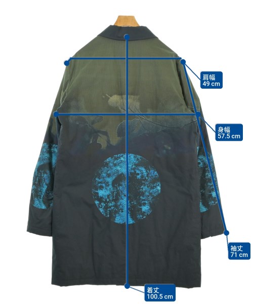 ETRO（エトロ）ステンカラーコート 紺 サイズ:54(XXL位) メンズ/2200672615092