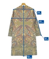 ETRO（エトロ）ステンカラーコート カーキ サイズ:38(S位) レディース/2200678648155