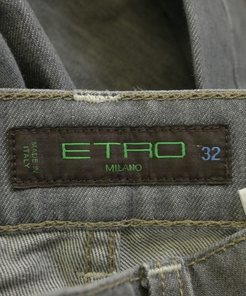 ETRO（エトロ）デニムパンツ グレー サイズ:32(XXL位) レディース/2200675163118