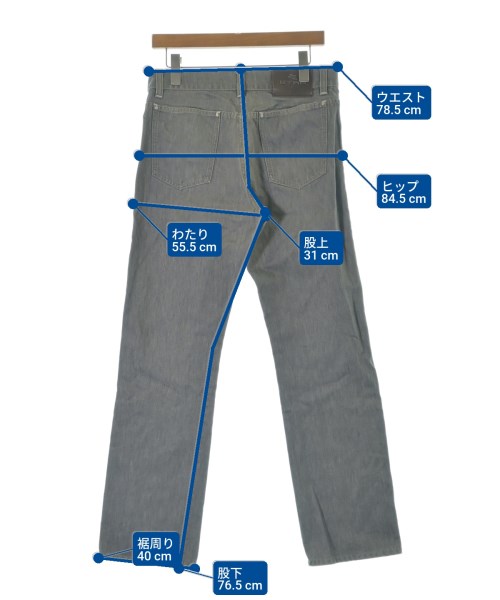 ETRO（エトロ）デニムパンツ グレー サイズ:32(XXL位) レディース/2200675163118