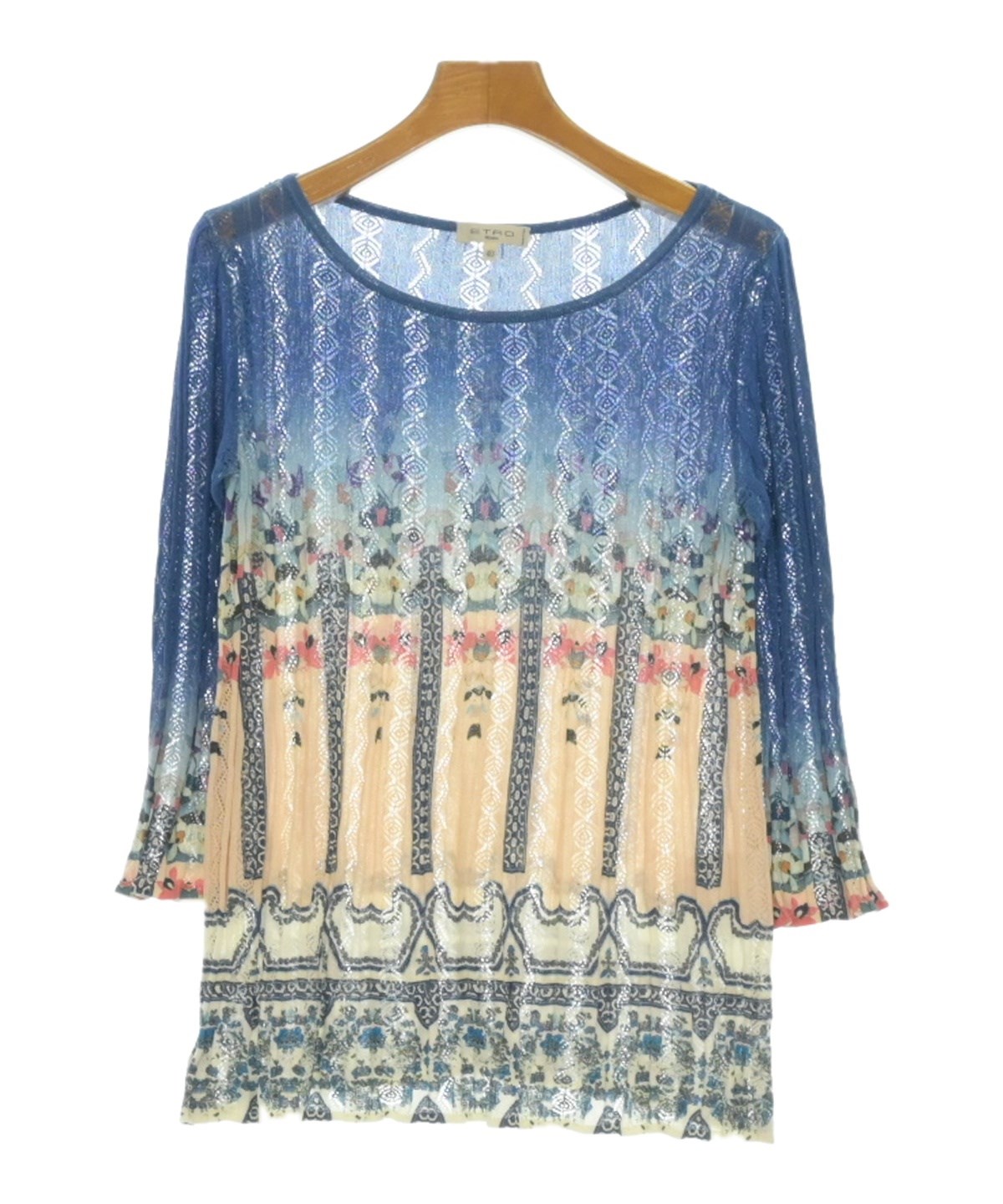 ETRO（エトロ）ニット・セーター 青 サイズ:40(M位) レディース