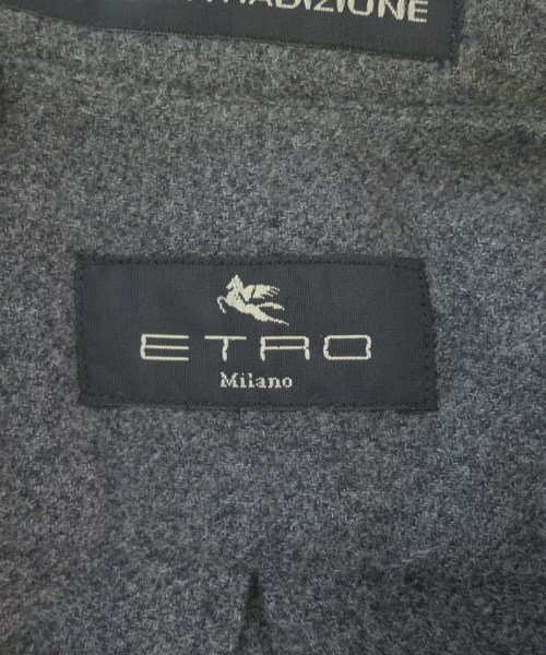 ETRO（エトロ）カジュアルシャツ グレー サイズ:39(M位) メンズ/2200682069076