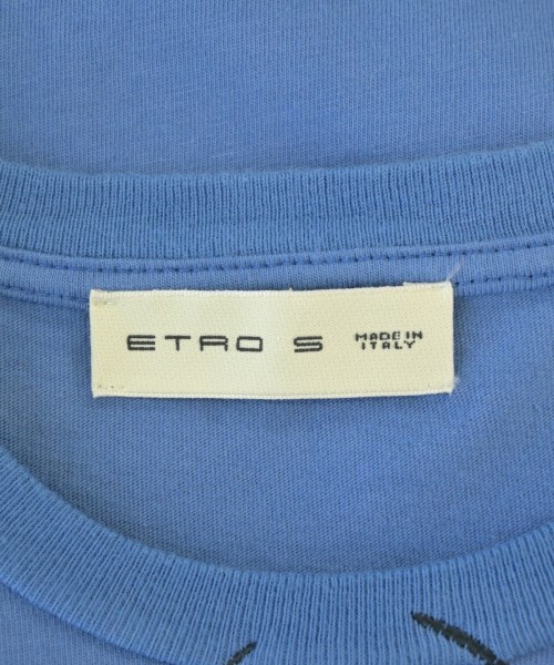 ETRO（エトロ）Tシャツ・カットソー 青 サイズ:S メンズ/2200688601072