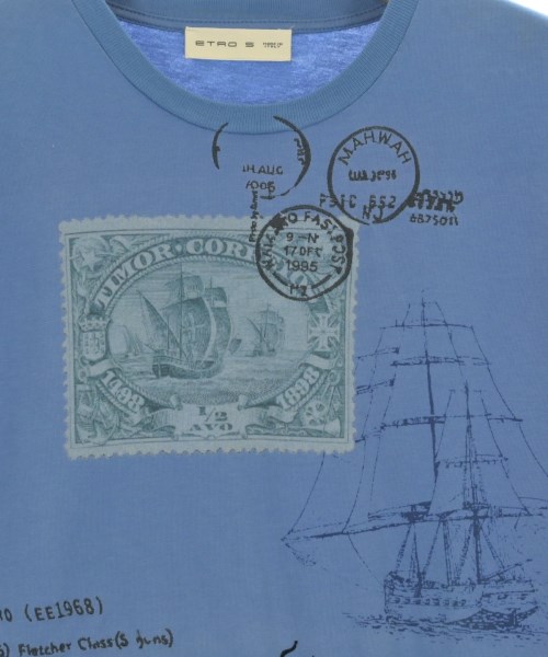 ETRO（エトロ）Tシャツ・カットソー 青 サイズ:S メンズ/2200688601072