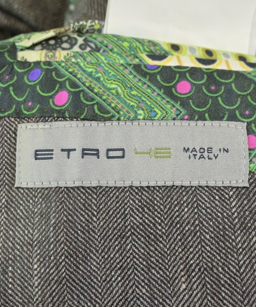 ETRO（エトロ）カジュアルジャケット 茶 サイズ:46(M位) メンズ/2200696154010