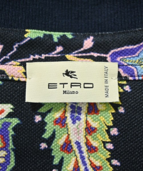 ETRO（エトロ）ポロシャツ 黒 サイズ:XL メンズ/2200693442073