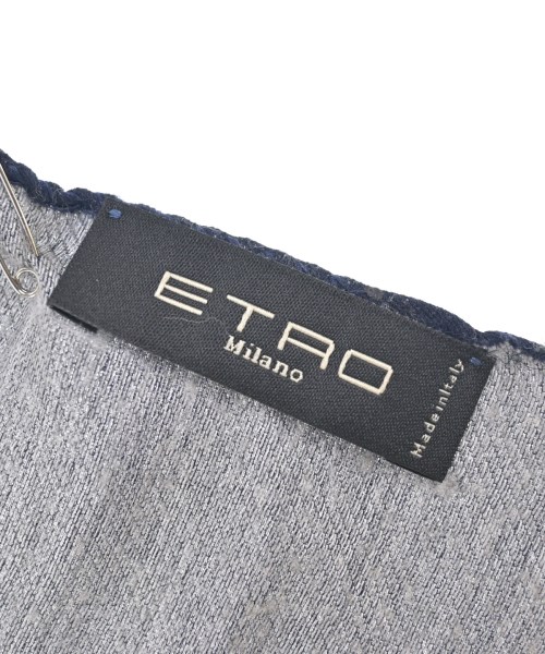 ETRO（エトロ）ストール 紺 サイズ:- メンズ/2200698378162