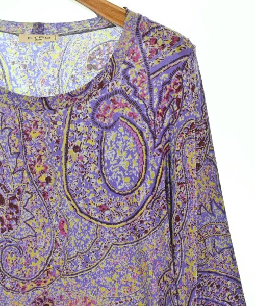 ETRO（エトロ）Tシャツ・カットソー 紫 サイズ:46(XL位) レディース/2200690458169