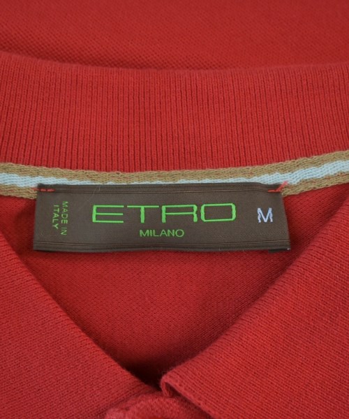 ETRO（エトロ）Tシャツ・カットソー 赤 サイズ:M メンズ/2200699739207