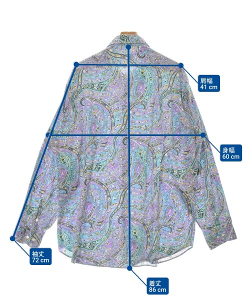 ETRO（エトロ）カジュアルシャツ 紫 サイズ:-(XXL位) メンズ/2200696488016