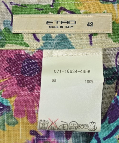 ETRO（エトロ）カジュアルシャツ 緑 サイズ:42(M位) レディース/2200701356071