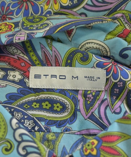 ETRO（エトロ）カジュアルシャツ 青 サイズ:M メンズ/2200646491240
