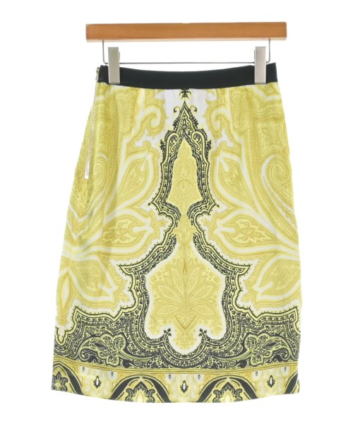 ETRO（エトロ）ひざ丈スカート 黄 サイズ:38(S位) レディース/2200656767212
