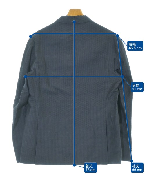 ETRO（エトロ）テーラードジャケット 紺 サイズ:50(XL位) メンズ/2200656235056