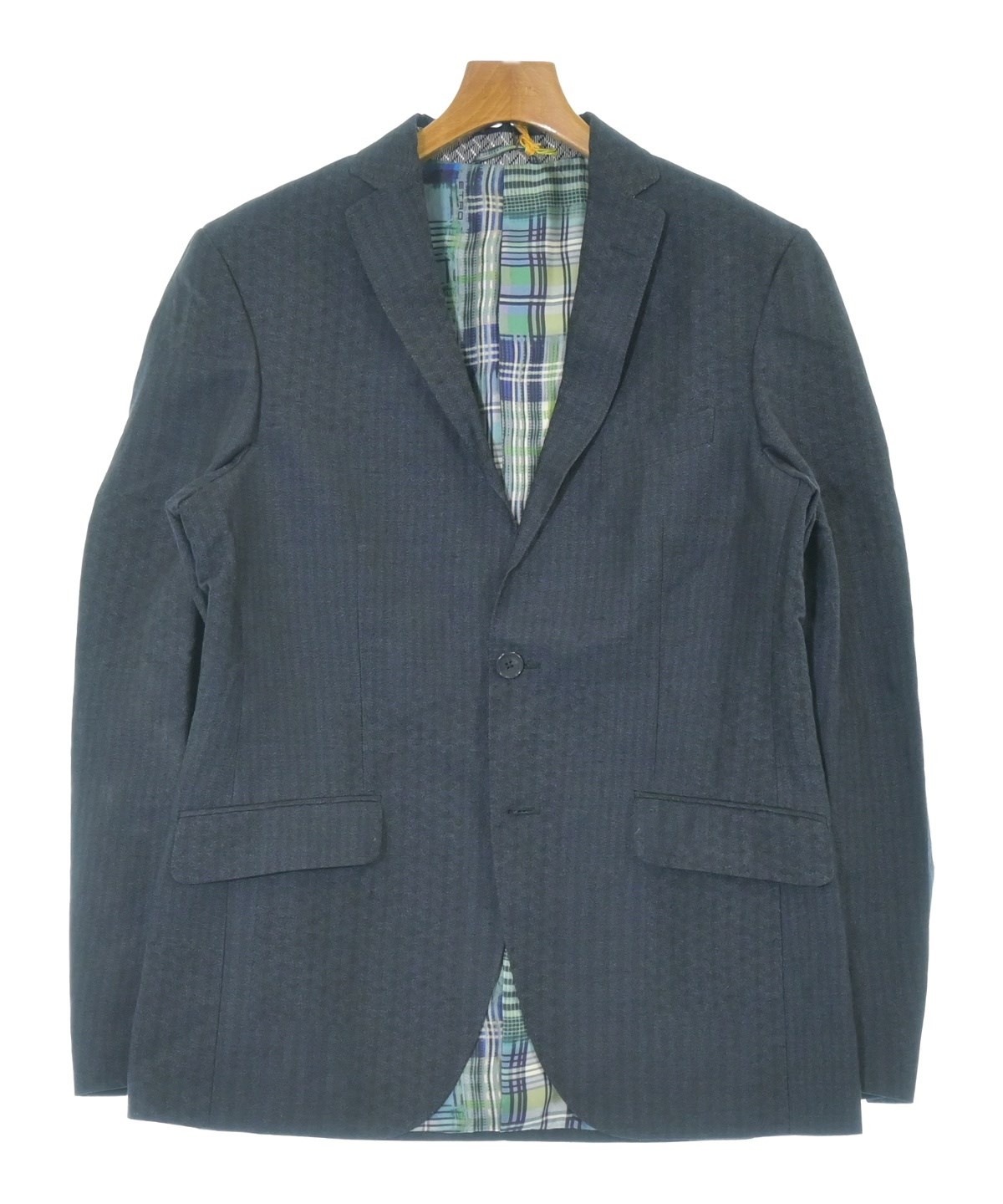 ハオ【M1】ETRO エトロ テーラードジャケット 中古・古着通販】ETRO (エトロ) テーラードジャケット グレー サイズ