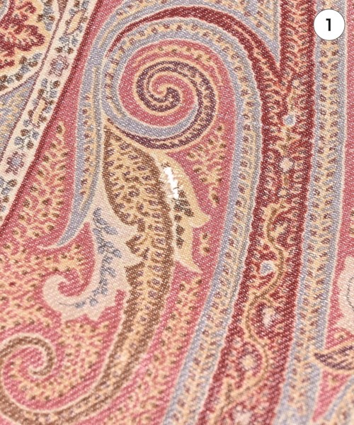 ETRO（エトロ）ストール 赤 サイズ:- メンズ/2200657885137