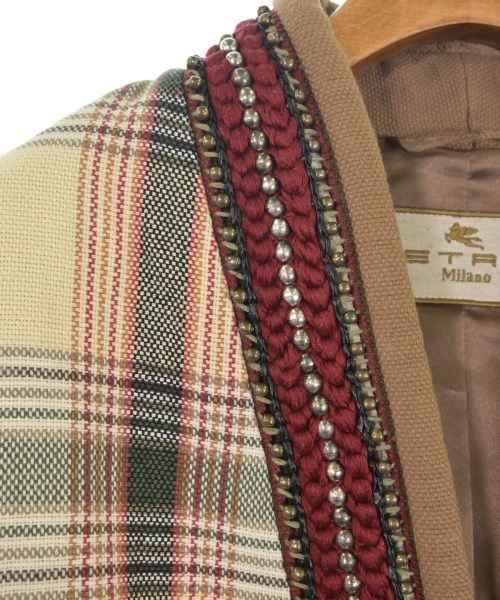 ETRO（エトロ）ノーカラージャケット 白 サイズ:38(S位) レディース/2200659545015