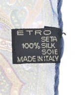 ETRO（エトロ）ストール 青 サイズ:- メンズ/2200713872071