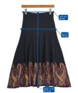 ETRO（エトロ）ロング・マキシ丈スカート 紺 サイズ:40(M位) レディース/2200710220134