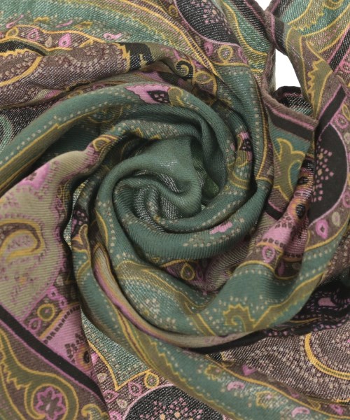 ETRO（エトロ）ストール カーキ サイズ:- レディース/2200710750068