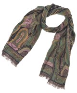 ETRO（エトロ）ストール カーキ サイズ:- レディース/2200710750068
