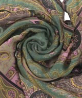 ETRO（エトロ）ストール カーキ サイズ:- レディース/2200710750068