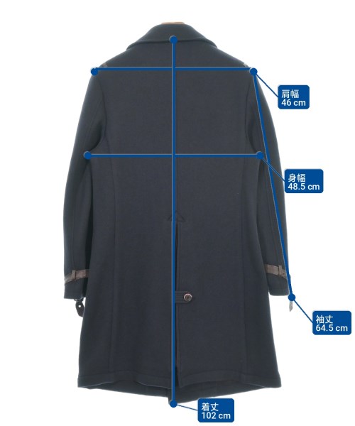 ETRO（エトロ）チェスターコート 紺 サイズ:46(M位) メンズ/2200716456049