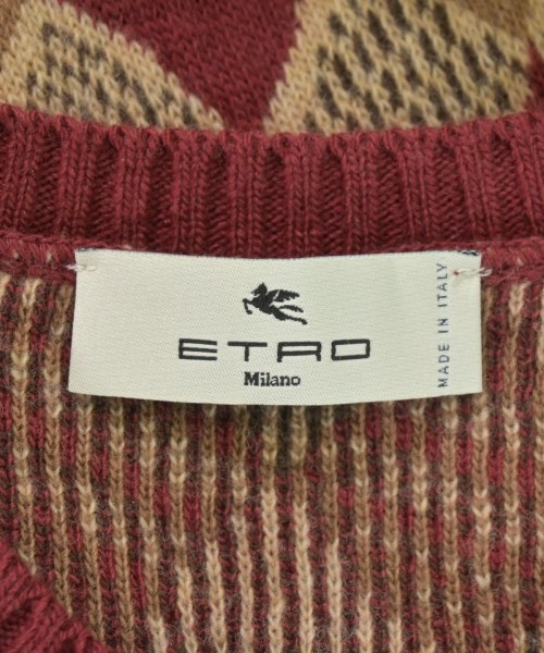 ETRO（エトロ）ベスト 赤 サイズ:M メンズ/2200716741046