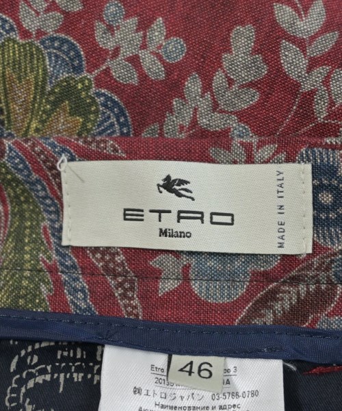 ETRO（エトロ）スラックス 赤 サイズ:46(M位) メンズ/2200717811014