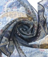 ETRO（エトロ）ストール 紺 サイズ:- レディース/2200714407227