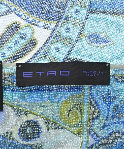 ETRO（エトロ）ストール 青 サイズ:- レディース/2200717991204